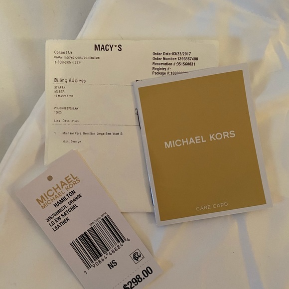 Micheal Kors Large Leather Hamilton Bag - Picture 8 of 8